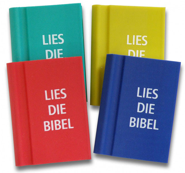 Radiergummi "Lies die Bibel"