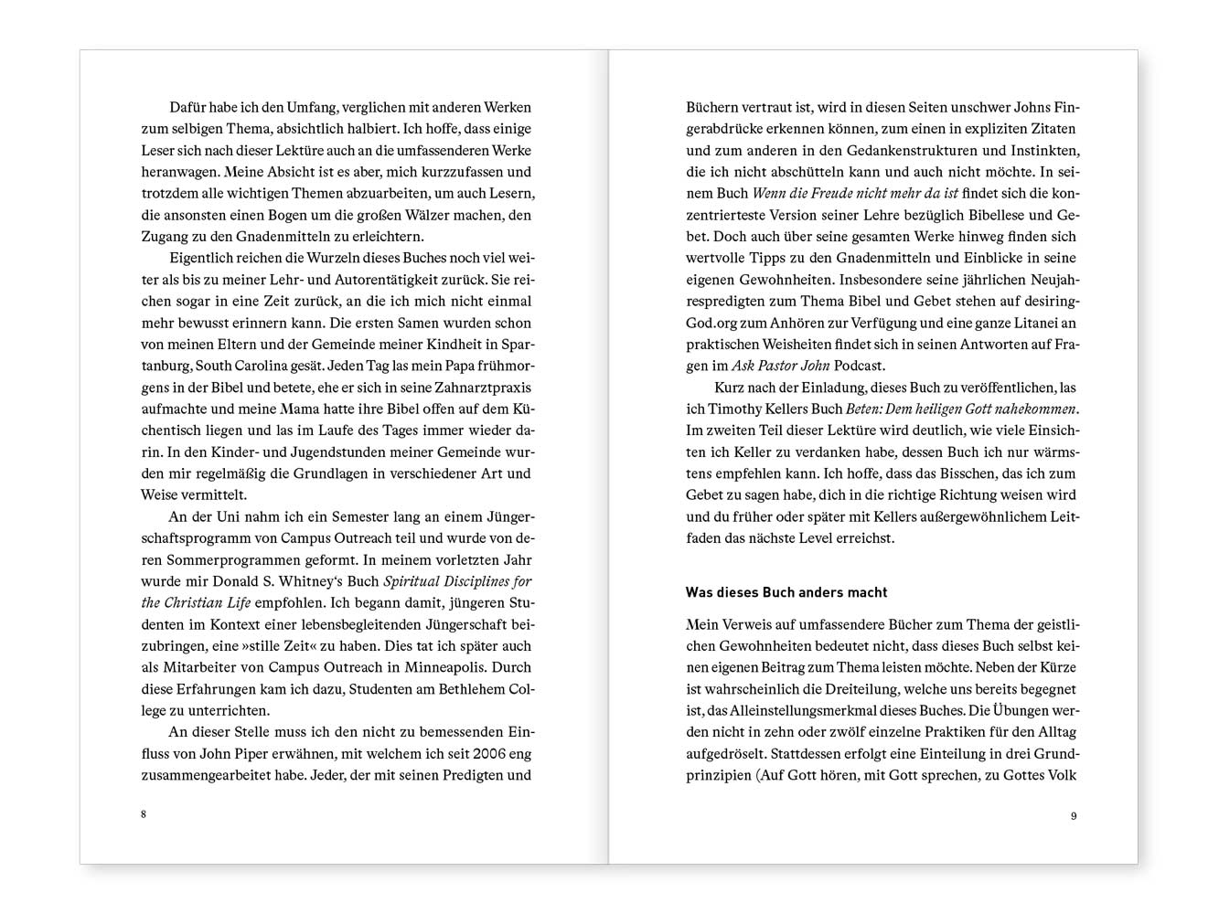 Geistliche Gewohnheiten