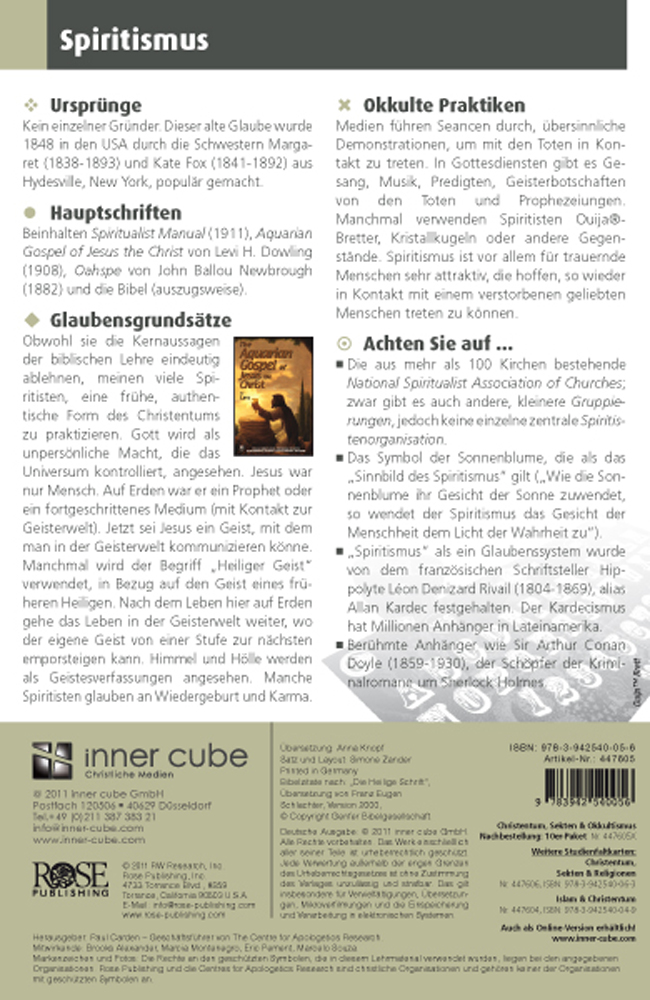 447605_01 Christentum, Sekten & Okkultismus - Leporello 5