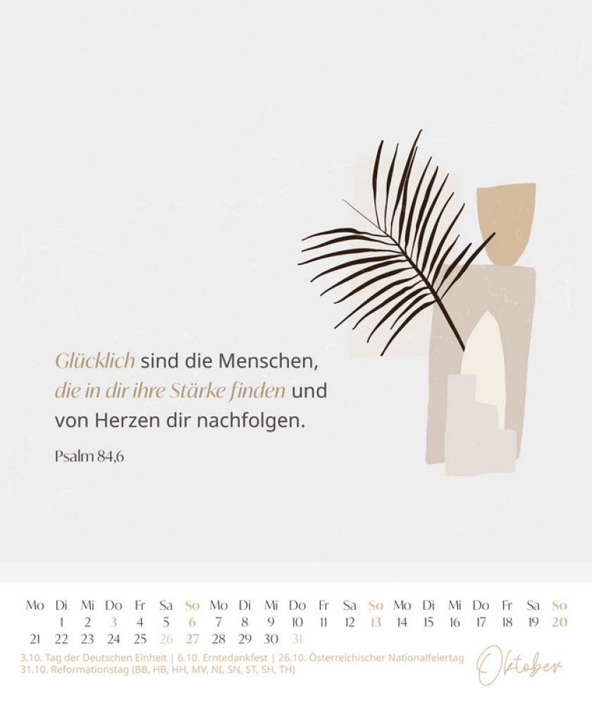 Verheißungen für dich 2024 - Postkartenkalender 