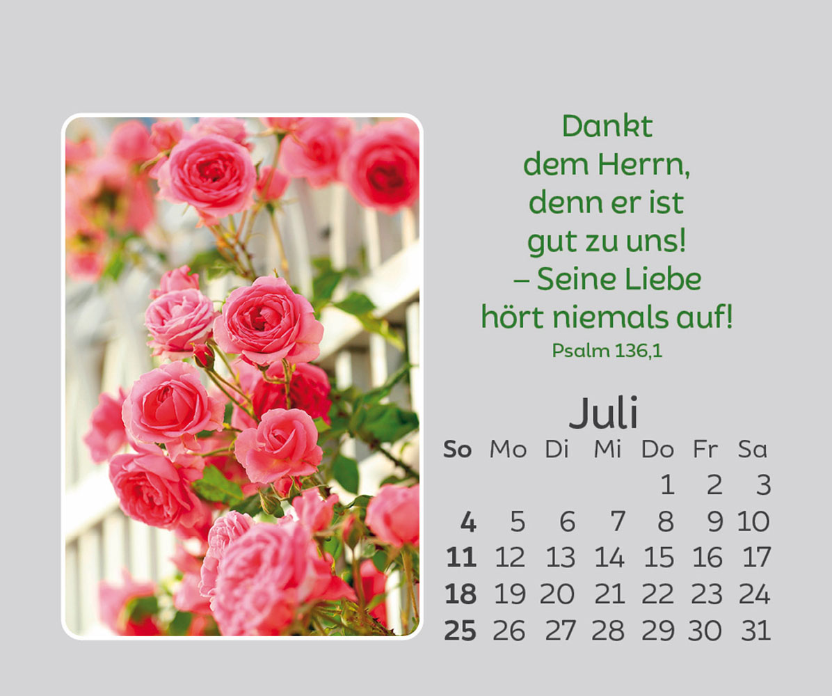 Freude für jeden Tag 2027